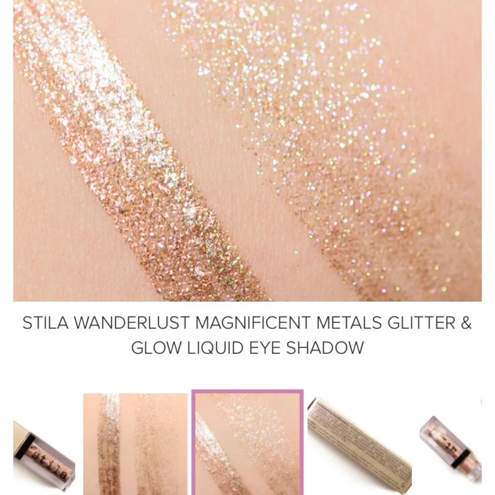 NEW Stila Glitter & Glow Liquid Eye Shadow Wanderlust 0.153 fl oz Full Size NIB